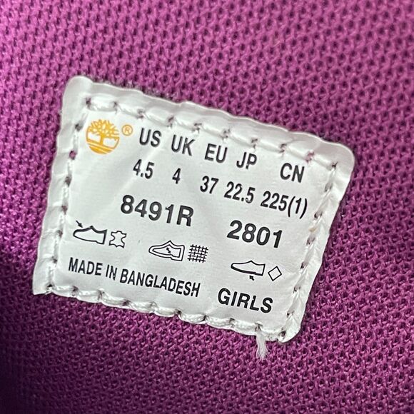 Timberland Tall Boots Brown Earthkeepers‎ Girls Youth 4.5 Equestrian - Picture 9 of 12